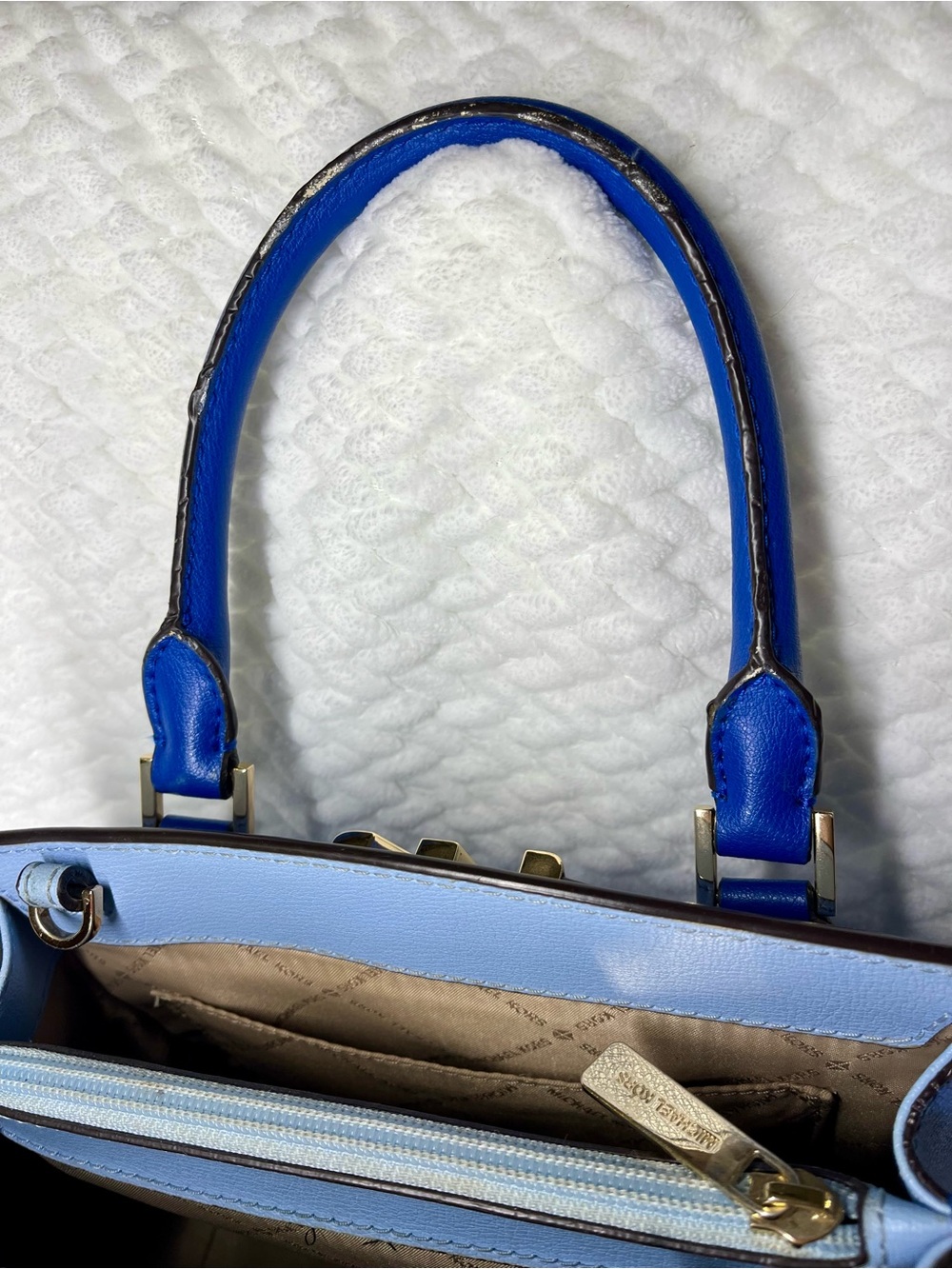 Michael Kors Mott Medium Satchel, Crossbody Strap Included, Good Condition - Picture 6 of 8